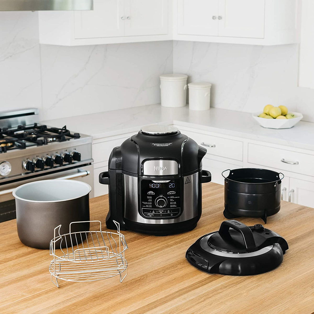 Ninja Fd401c Foodi 8-qt. (7.6l) 12-in-1 Deluxe Xl Pressure Cooker & Air Fryer - Stainless Steel (canadian Version)
