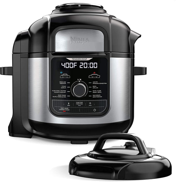 Ninja Fd401c Foodi 8-qt. (7.6l) 12-in-1 Deluxe Xl Pressure Cooker & Air Fryer - Stainless Steel (canadian Version)
