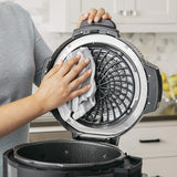 Ninja Op301c, Foodi 9-in-1 Pressure, Slow Cooker, Air Fryer And More, With 6.5 Quart (6.2l) Capacity And 45 Recipe Book, Black/gray, 1460w