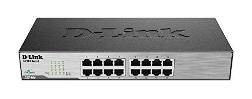 Unmanaged Fast Ethernet Switch. 16-port 10/100MbpsDesktop Switch. Limited Lifetime Warranty.