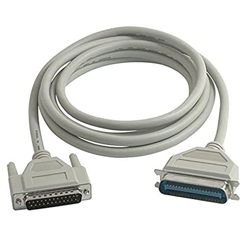 10ft IEEE-1284 DB25M to C36M PARALLEL PRINTER CABLE. (Like New)
