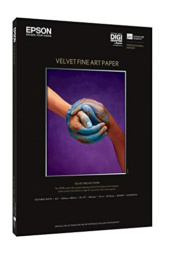 PAPER-VELVET FINE ART SUPERB 13X19 20CT (Like New)