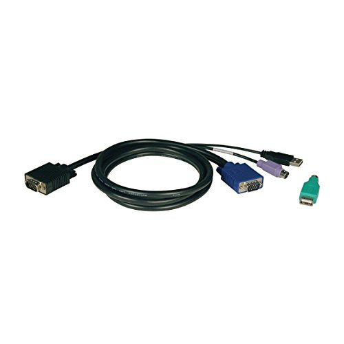 KVM USB/PS2 CABLE FOR B040 AND B042 KVM 10FT