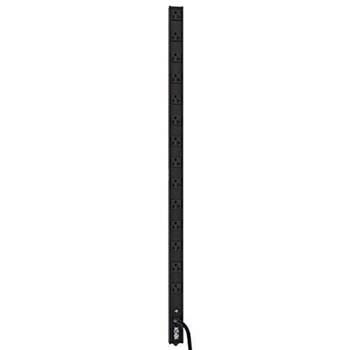 1.9KW SINGLE-PHASE 120V BASIC PDU -  14 NEMA 5-15/20R OUTLETS -  NEMA L5-20P INPUT W