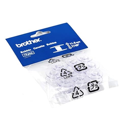 10PC BOBBIN PLASTIC VERTICAL