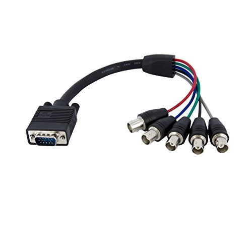 MONITOR CABLE - 15 PIN HD D-SUB (HD-15) - MALE - BNC - FEMALE - 1 FEET - COAXIAL