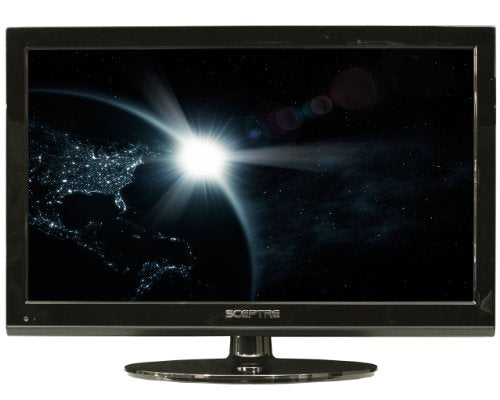 HD Sceptre 24" Class 1080P LED TV with Built-in DVD Player E246BD-F -USB 2.0 1