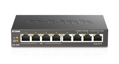 UNMANAGED GIGABIT SWITCH. 8-PORT DESKTOP SWITCH WITH 4  POE  PORTS. LIMITED LIFE