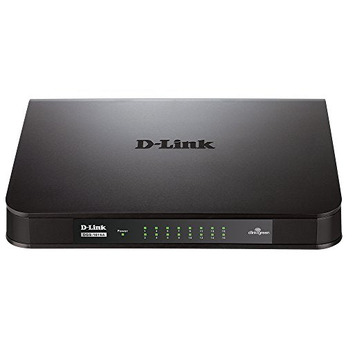 DLINK SWITCH DSKTP 16P GIGABIT UNMANAGED (Like New)