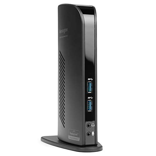 Kensington USB 3.0 Dual Display Docking Station for Windows, Mac OS, Surface Pro & Surface Laptop (K33972US),Black