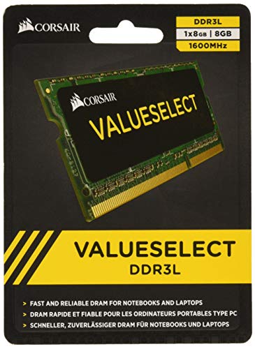 8GB Module (1x8GB) DDR3L 1600MHz Unbuffered CL11 SODIMM (Like New)