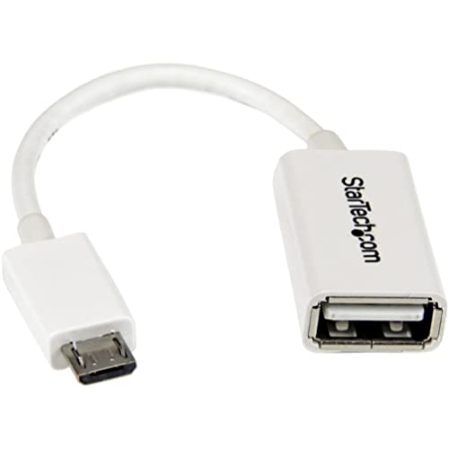 STARTECH UUSBOTGW 5IN WHITE MICRO USB TO USB OTG ADAPTER