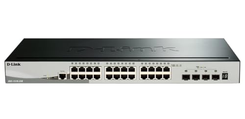 D-Link DGS-1510-28X D-Link Network DGS-1510-28X SmartPro 24-Port Gigabit Switch