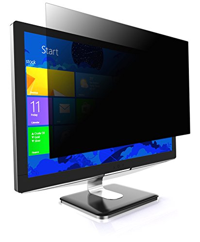 Targus 4Vu Privacy Screen Filter for 23.8-Inch Widescreen (19:9 Ratio) Monitor, Landscape/Portrait View, Blue Light Filter to Protect Eye Strain (ASF238W9USZ)