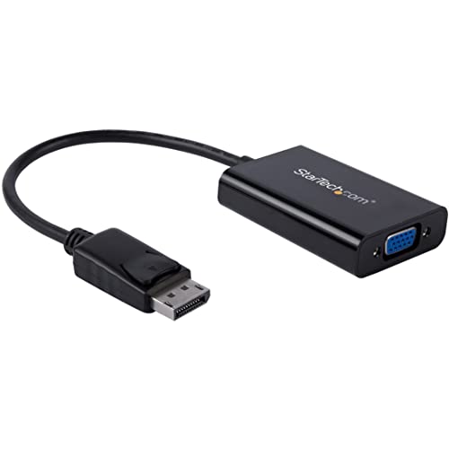 Connect your PC to a VGA display and a discrete 3.5mm audio output - DisplayPort