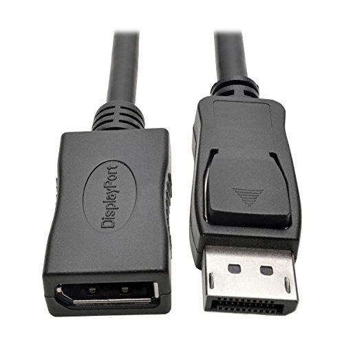 10FT DISPLAYPORT EXT CABLE 4K W/ LATCHES HDCP 2.2 M/F (Like New)