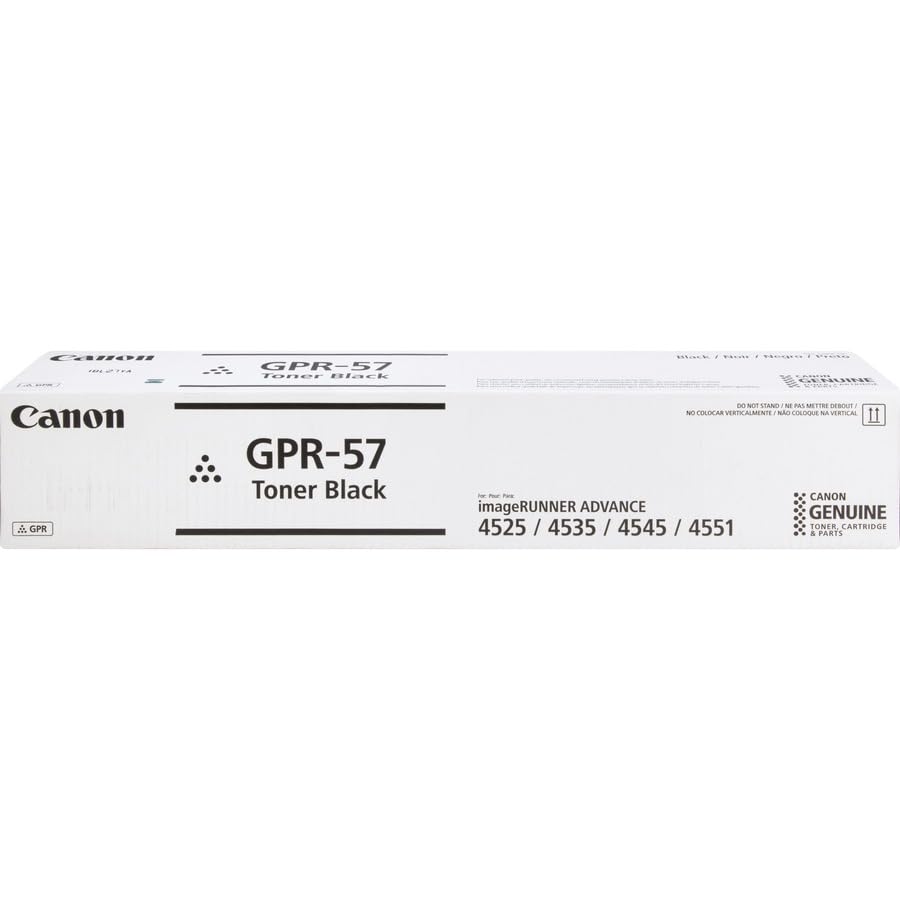 CANON GPR-57 BLACK TONER CARTRIDGE FOR USE IN IMAGERUNNER ADVANCE 4525I 4535I C4