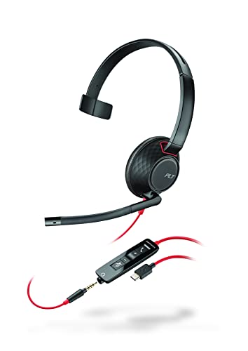 The Blackwire 5200 Series fits your busy workday. Easy to use - USB/ USB-C and