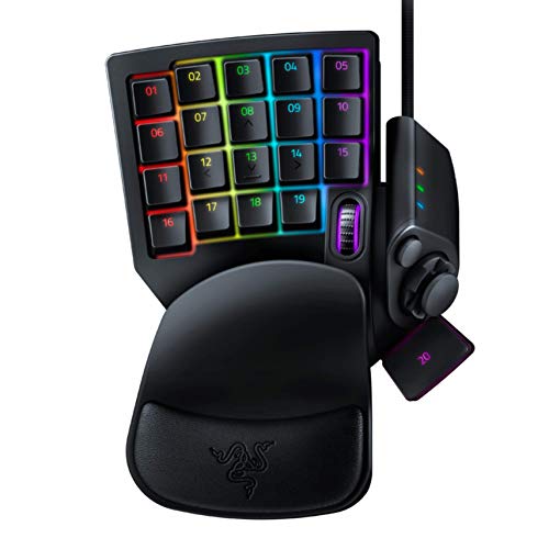 RAZER TARTARUS V2 GAMING KEYPAD: MECHA-MEMBRANE KEY SWITCHES - 32 PROGRAMMABLE KEYS - CUSTOMIZABLE CHROMA RGB LIGHTING - PROGRAMMABLE MACROS - CLASSIC BLACK (Like New)