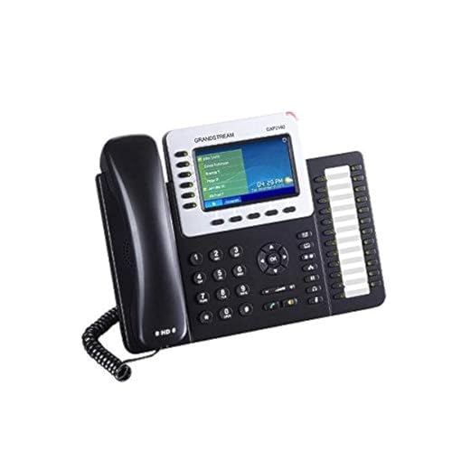 Grandstream GXP2160 6-Line HD Enterprise IP Phone w/ PoE with color LCD. 6 lines -5 XML programmable soft keys -and 5-way conferencing.