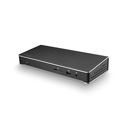 STARTECH Certified Thunderbolt 3 docking station 40Gbps w/ dual monitor 4K 60Hz DisplayPort + TB3 (USB-C) downstream port / 85W Power Delivery / USB 3.0 Hub (5xUSB-A + 1