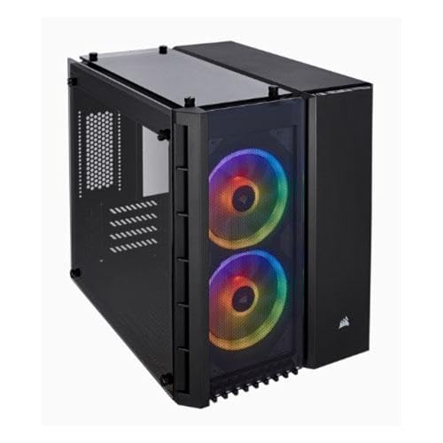Corsair Crystal Series 280x RGB Tempered Glass Micro ATX PC Case -Black