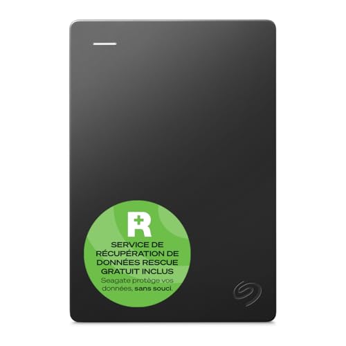 Seagate Portable 4TB External Hard Drive HDD - USB 3.0 for PC, Mac, Xbox, & PlayStation - 1-Year Rescue Service (STGX4000400)