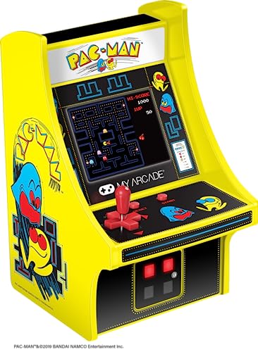 DREAMGEAR 6.75IN COLLECTIBLE RETRO PAC-MAN MICRO PLAYER YELLOW & BLACK