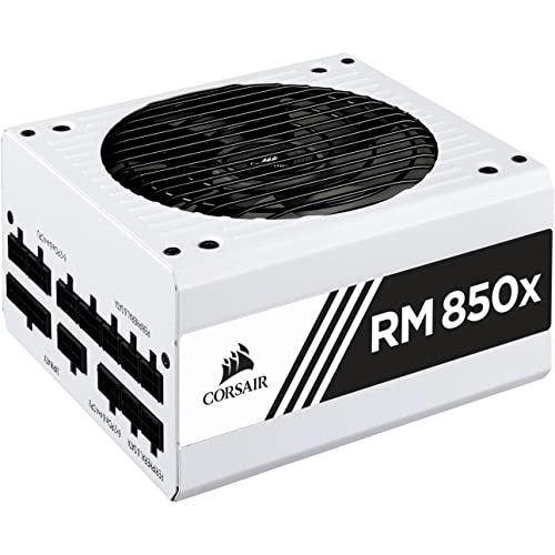 ENTHUSIAST SERIES RM850X WHITE POWER SUPPLY - FULLY MODULAR 80 PLUS GOLD 850 WATT - NA VERSION (Like New)