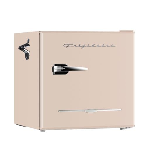 1.6 CU FT RETRO COMPACT FRIDGE WITH SIDE BOTTLE OPENER CORAL (Like New)