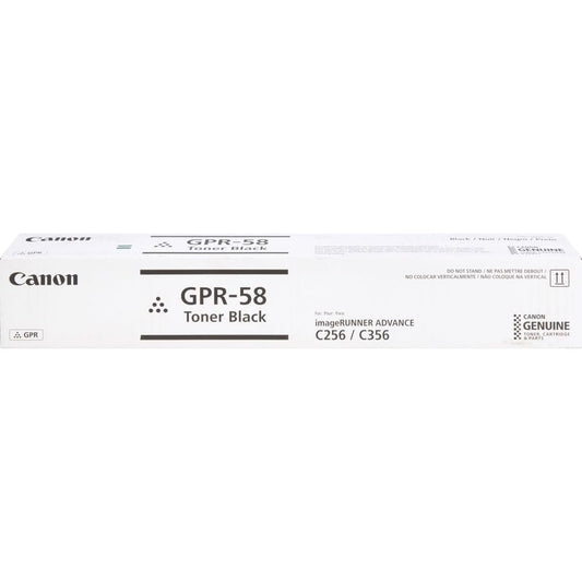 CANON GPR58 BLACK TONER CARTRIDGE FOR USE IN IMAGERUNNER ADVANCE C256IFII III C3