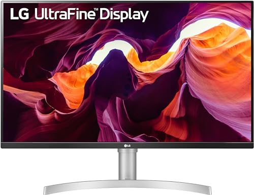LG 27UL550-W 27 Inch 4K UltraFine IPS LED HDR Monitor with Radeon Freesync Technology and HDR 10, Silver (Like New)