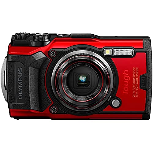 DISCONTINUED 1/8/2023 OLYMPUS TOUGH TG-6, RED (V104210RU000) >>