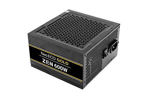 ANTEC PS NE600G ZEN 600W 80PLUS GOLD FIXED CABLE ATX 12V 2.4 APFC NONMODULAR (Like New)
