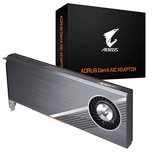 AORUS Gen4 AIC Adaptor equips very advanced thermal solution -including 5.5mm  (Like New)