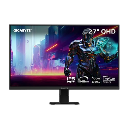 GIGABYTE MN GS27Q 27 SS IPS QHD 2560X1440 1MS 165HZ OC 2XHDMII DP RETAIL