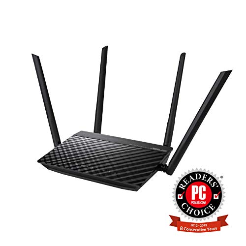 ASUS RT-AC1200 V2 AC1200 Dual Band WiFi Router -Easy 3-step setup -4 LAN por