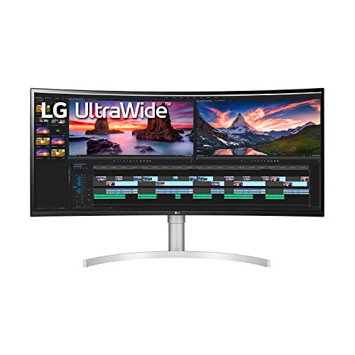 LG 38WN95C-W 38 INCH ULTRAWIDE QHD+ IPS CURVED MONITOR WITH THUNDERBOLT 3 CONNEC (Like New)