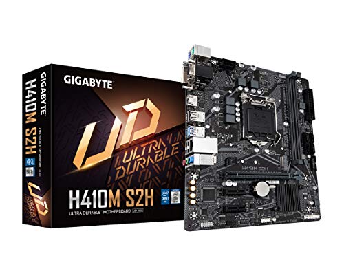 Intel H410 Ultra Durable Motherboard with GIGABYTE 8118 Gaming LAN -PCIe Gen3 (Like New)