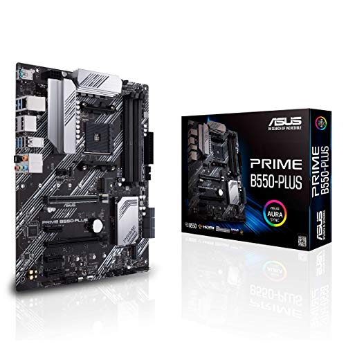 Powered by 3rd Gen AMD Ryzen processors -  the ASUS Prime B550-PLUS delivers nex