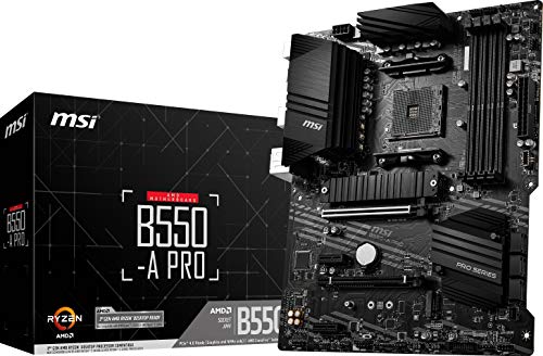 MSI B550APRO MSI MB B550APRO AMD AM4 RYZEN9 B550 Max128GB DDR4 ATX Retail