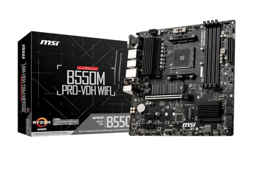 MSI B550MPVDHWIFI MSI MB B550MPVDHWIFI B550 PRO-VDH WIFI MATX Retail