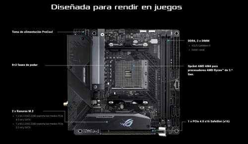 Powered by AMD 3rd Gen Ryzen processors -the ASUS ROG Strix B550-I Gaming is t (Like New)