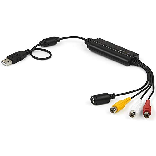 USB 2.0 VIDEO CAPTURE ADAPTER CABLE CONVERTS COMPOSITE/S VIDEO   RCA AUDIO TO DI