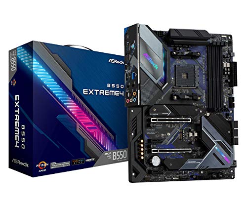 ASROCK MB B550 EXTREME4 AMD AM4 RYZEN B550 DDR4 128GB PCIE SATA ATX W10 RETAIL