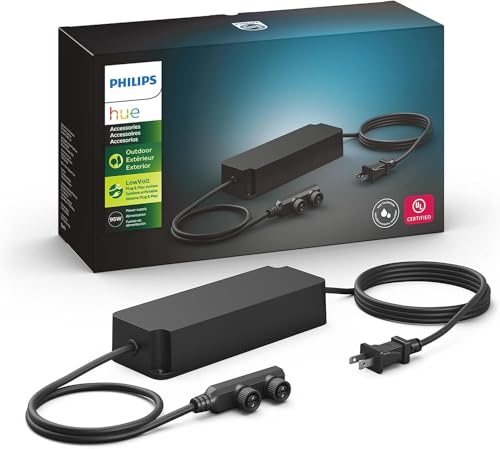 Philips Hue Outdoor 95W Power Supply Box (for Lily, Calla, Econic & Amarant), Black