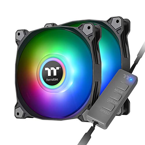 Thermaltake CL-F115-PL12SW-B Thermaltake Fan CL-F115-PL12SW-B Pure Duo 12 Black