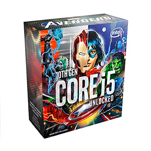 Boxed Intel Core i5-10600K Processor (12M Cache -up to 4.80 GHz) avenger retail box version