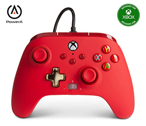 POWER A F - XBX ENWIRED CONTROLLER RED - UN
