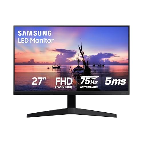 27 FHD 16:9 FLAT BEZEL-LESS DARK BLUE GREY MONITOR
